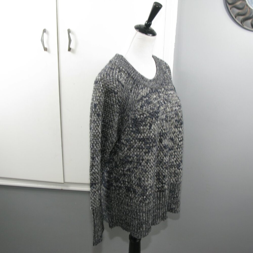 Universal Thread Black/Gray Crew Neck Sweater Siz… - image 5